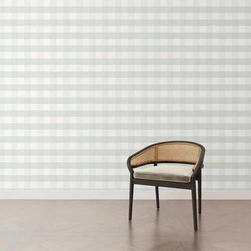 York Wallcoverings Buffalo Check Peel & Stick Checkered Wall Mural